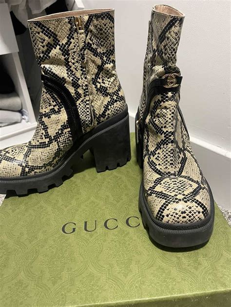 gucci snake shoes fake|gucci snakeskin boots.